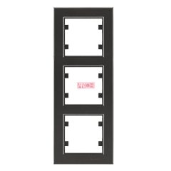 Karea 3-as keret, vertikális, antracit