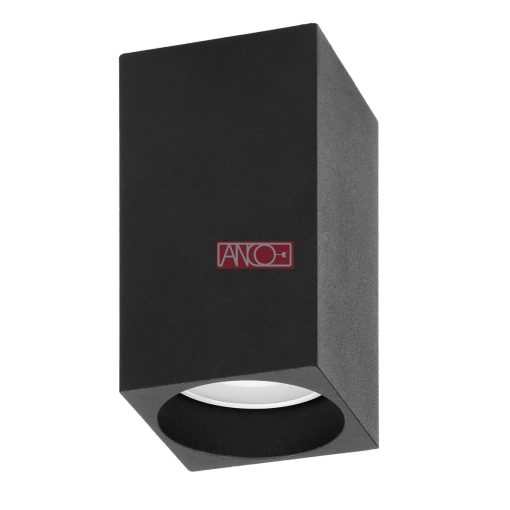 GU10 mennyezeti lámpa fekete