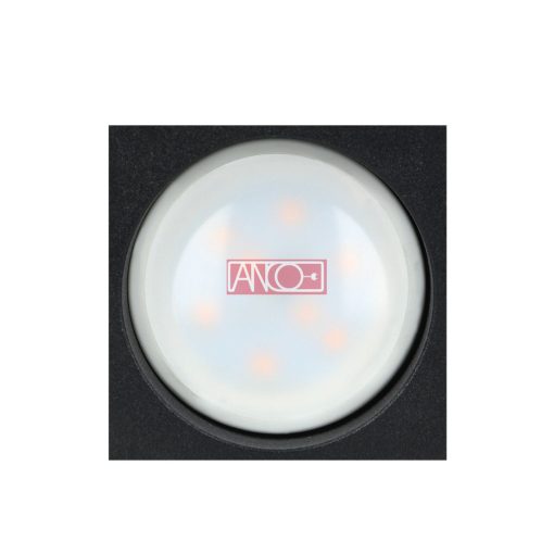 GU10 mennyezeti lámpa fekete