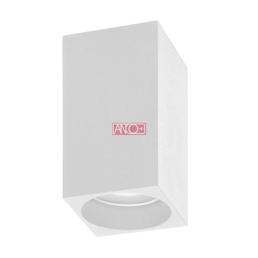 GU10 downlight max 7W, IP20, square