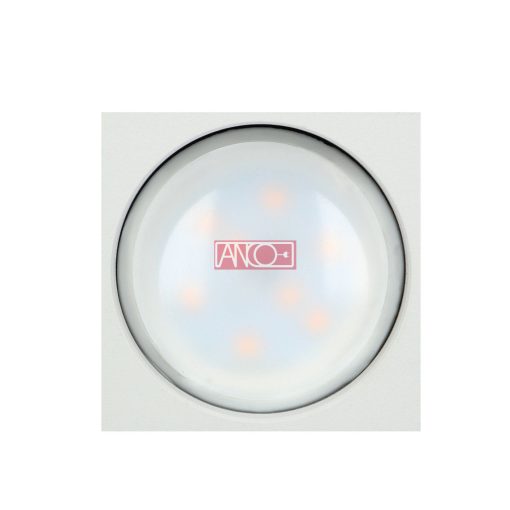 GU10 downlight max 7W, IP20, square