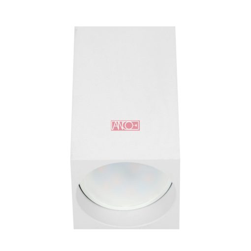 GU10 downlight max 7W, IP20, square