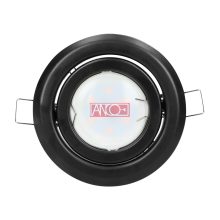 Decorative frame for spotlight, black