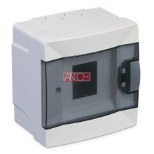 Surface-mounted distribution box, 1x4 