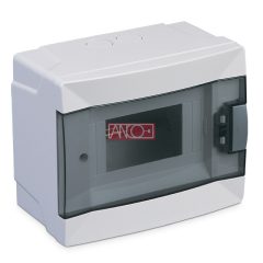 Surface-mounted distribution box, 1x6 