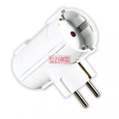 T plug 2 grounding sockets