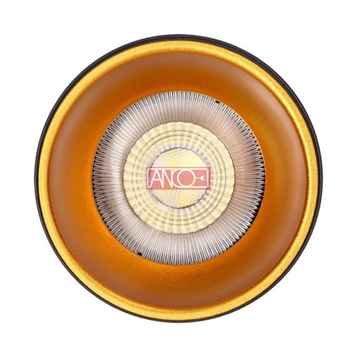 GU10 mennyezeti lámpa fekete-arany